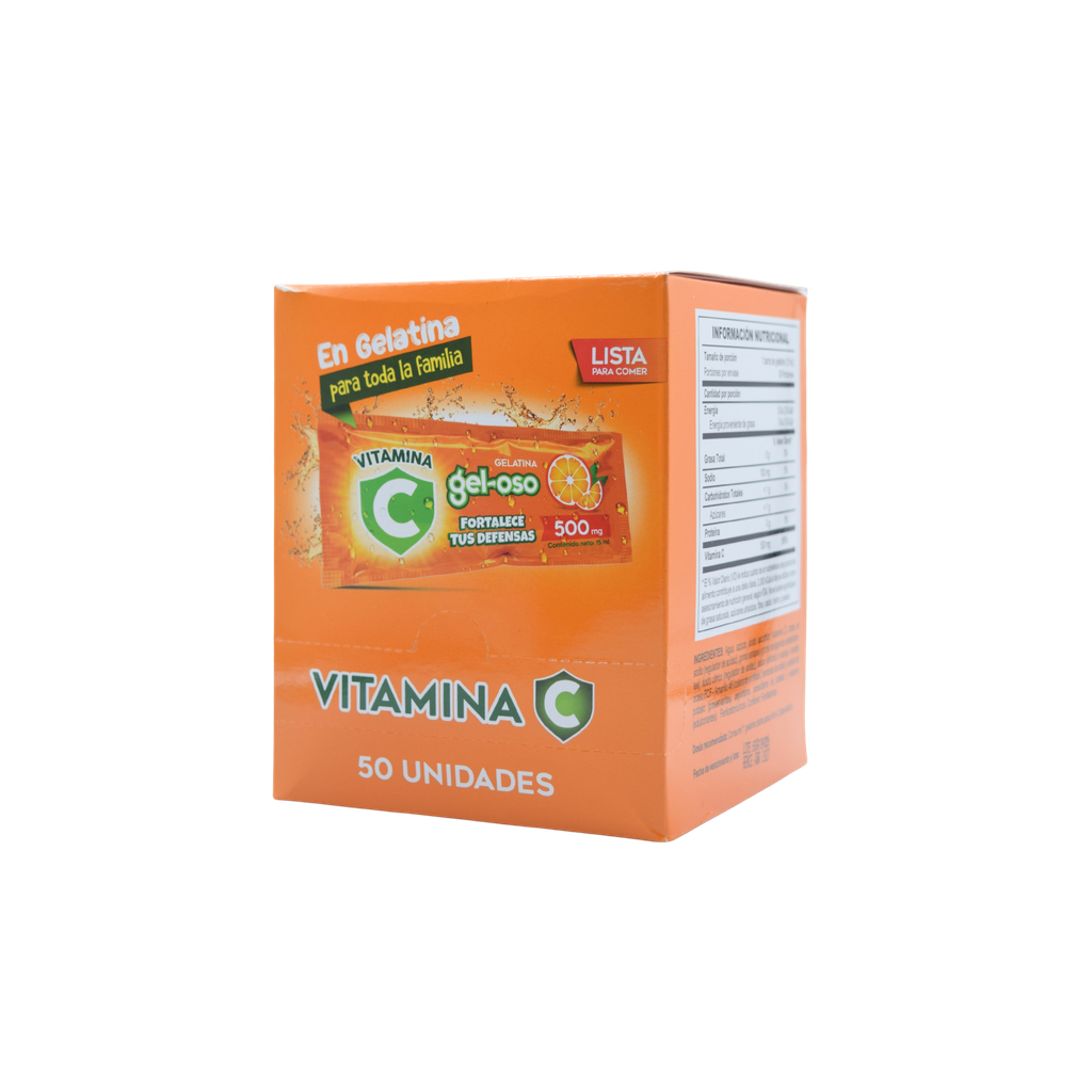 GEL OSO VITAMINA C 500 MG X UNIDAD UNHESA