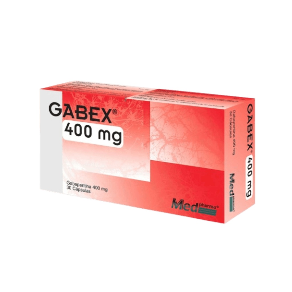 GABEX 400 MG CAJA X 30 TABLETAS MEDPHARMA