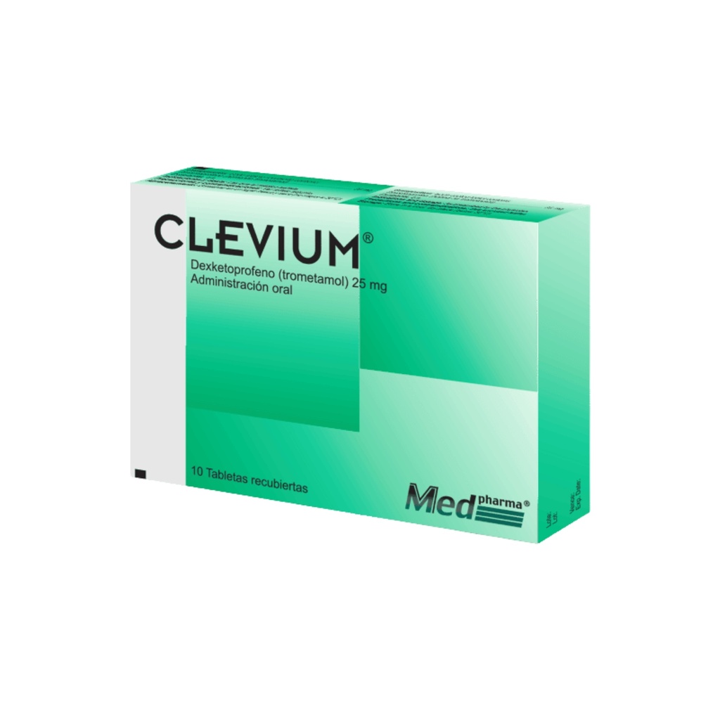 CLEVIUM 25 MG CAJA X 10 TABLETAS MEDPHARMA