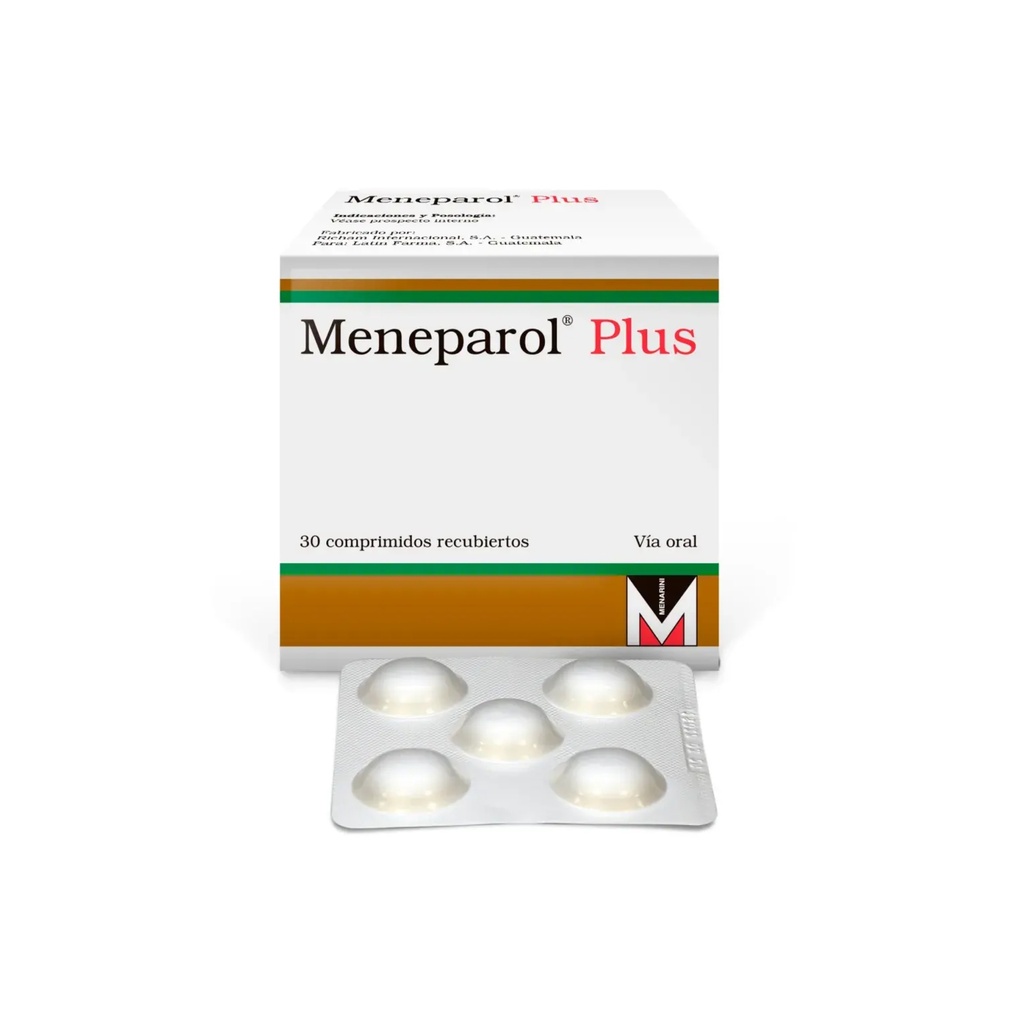 Meneparol Plus Caja x 30 Comprimidos Laboratorios Menarini