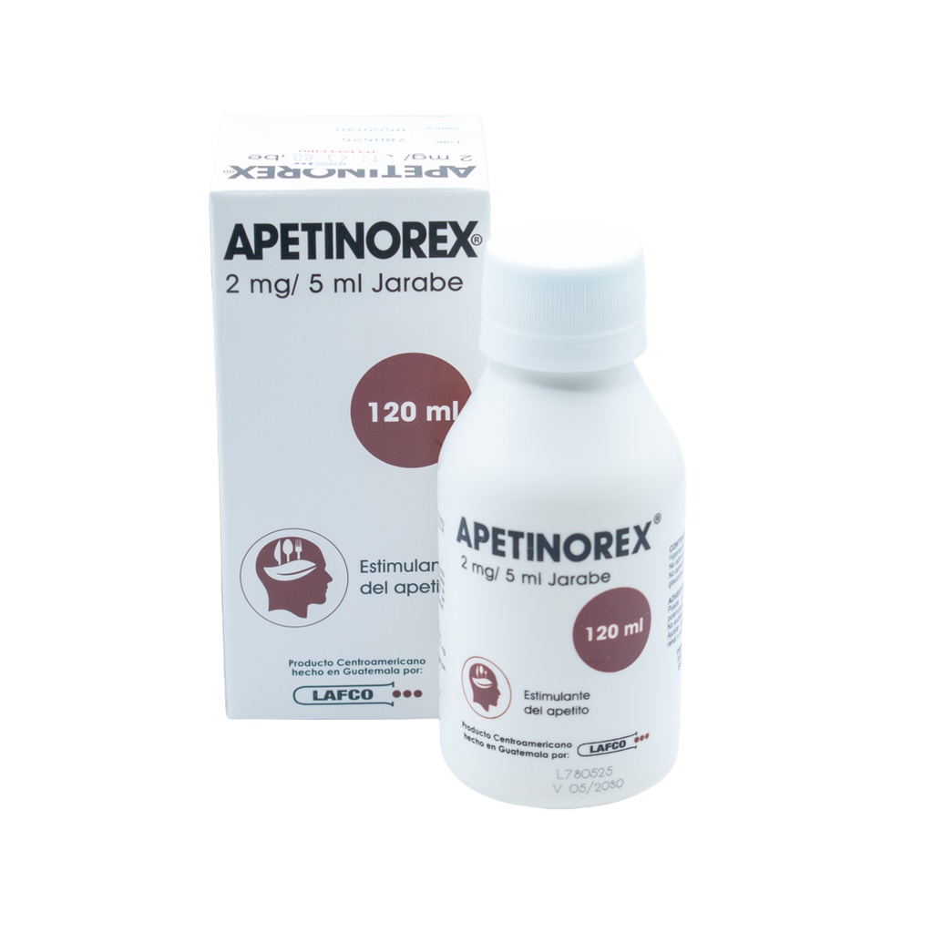 APETINOREX JARABEBE 120 ML LAFCO
