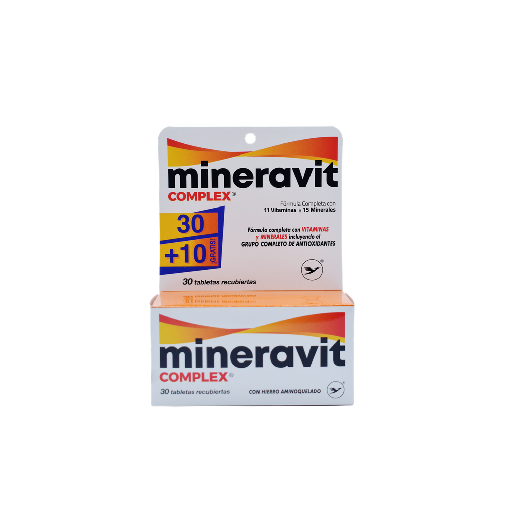 MINERAVIT COMPLEX CAJA DE 30 + 10 TABLETAS Donovan Werke