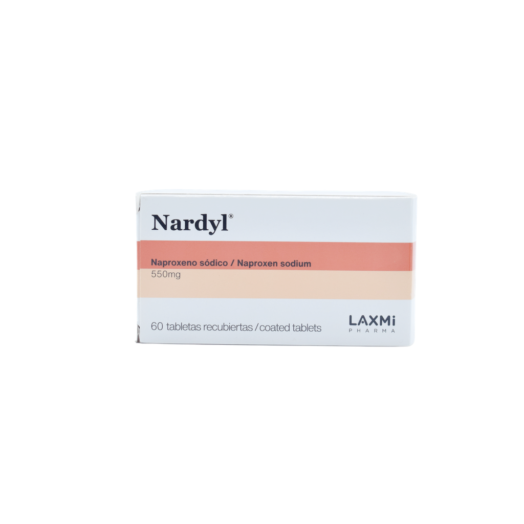 NARDYL 550 MG X 1 TABLETA (CAJA X 60 TABS) LAXMI