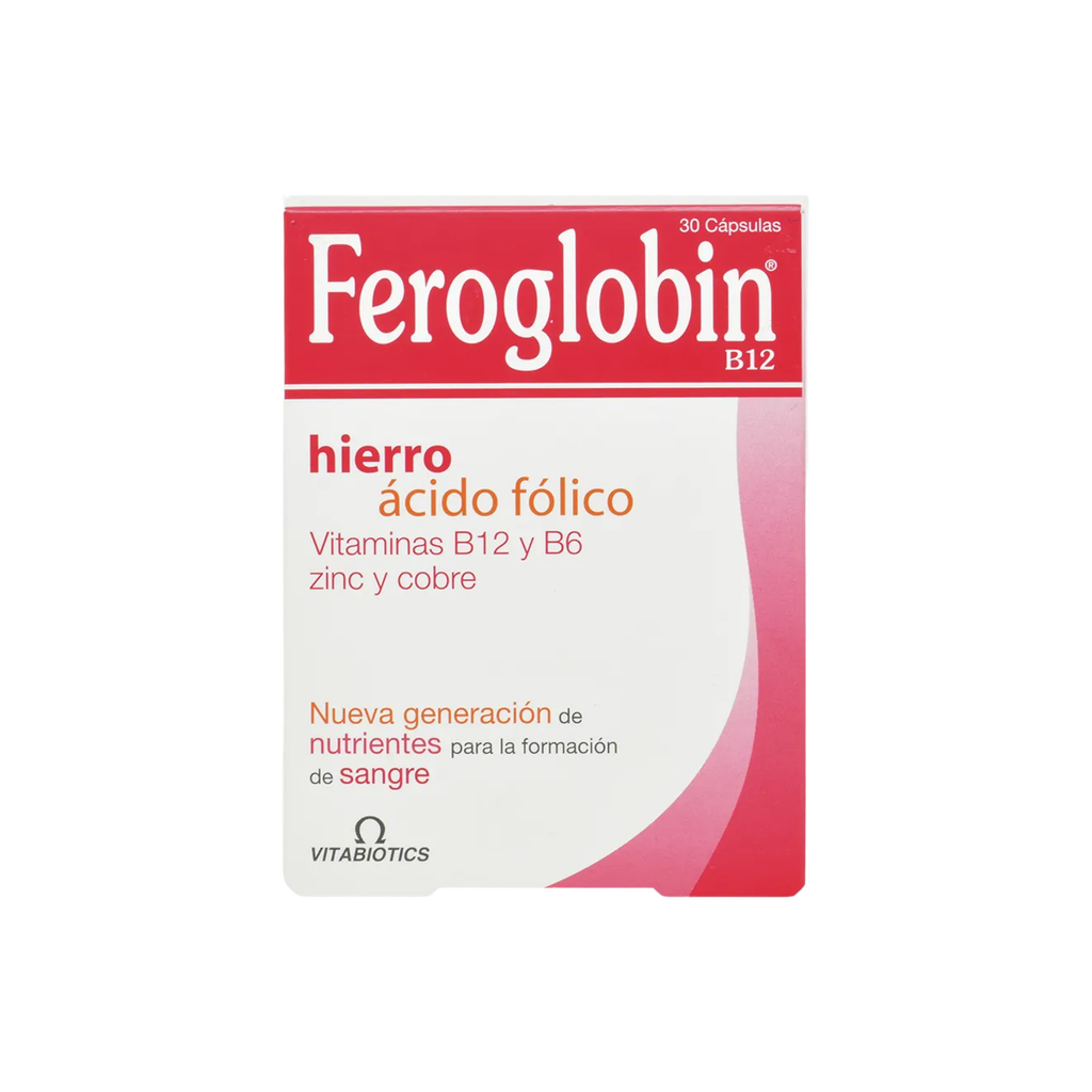 FEROGLOBIN B12 CAJA X 30 CAPS VITABIOTICS