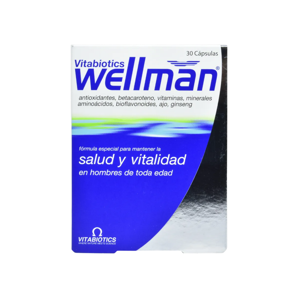 WELLMAN CAJA X 30 CAPS VITABIOTICS