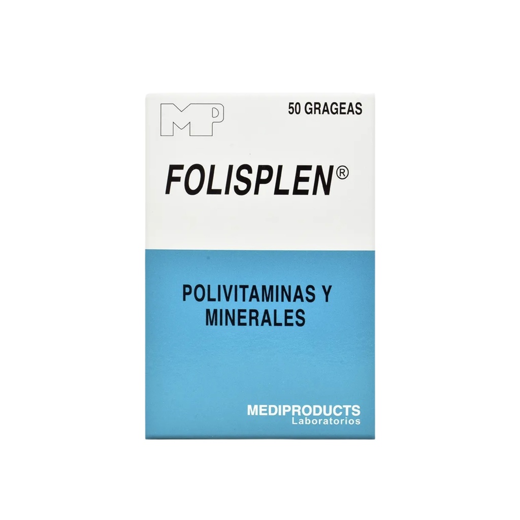 FOLISPLEN GRAGEAS CAJA X 50 Mediproducts, S.A.