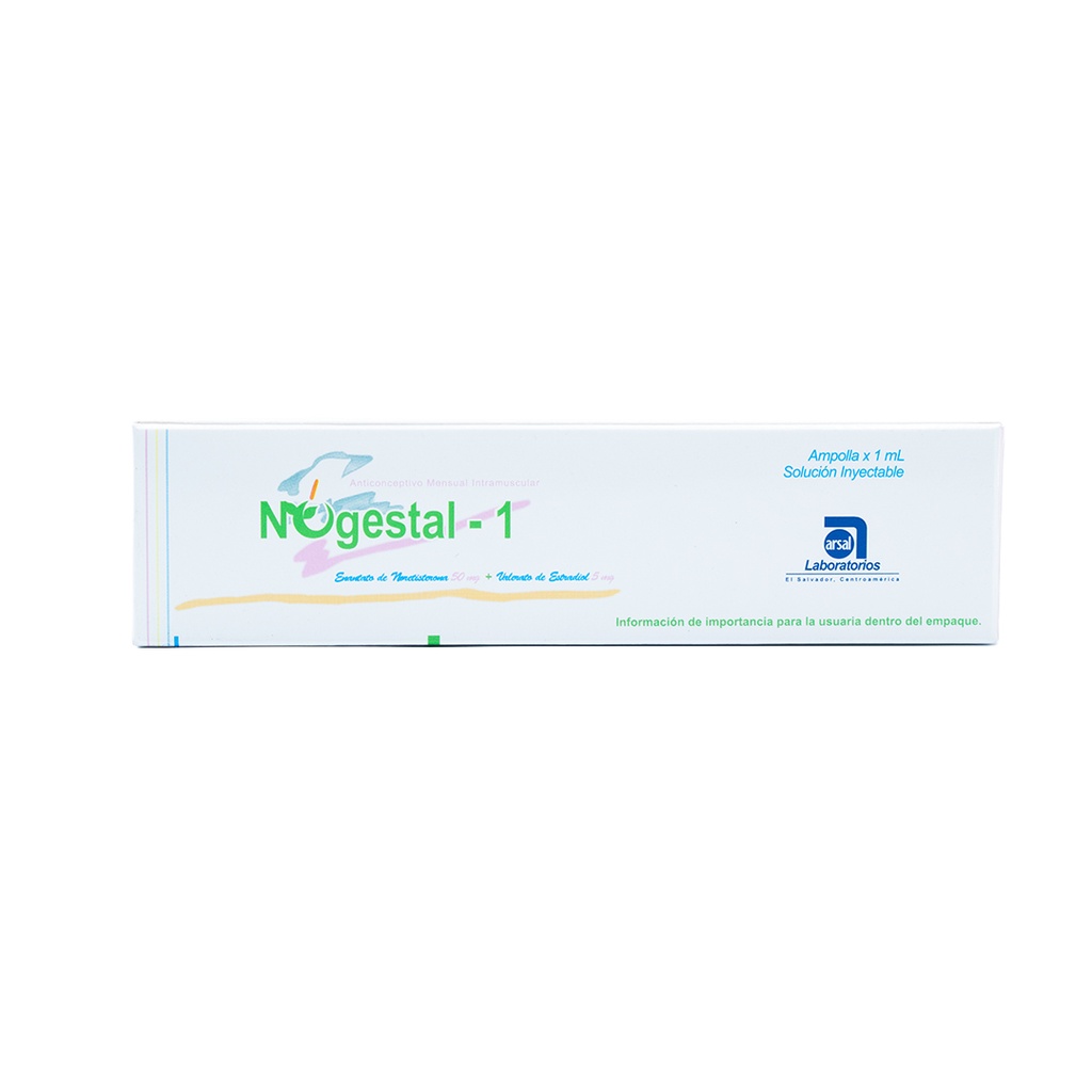 NOGESTAL CAJA X 1 AMP. 1 ML Laboratorios Arsal, S.A. De C.V.