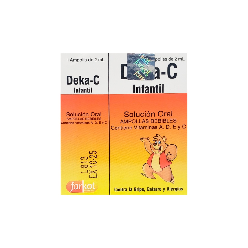 Deka-C Infantil 5cc Caja x 3 Ampollas Farkot