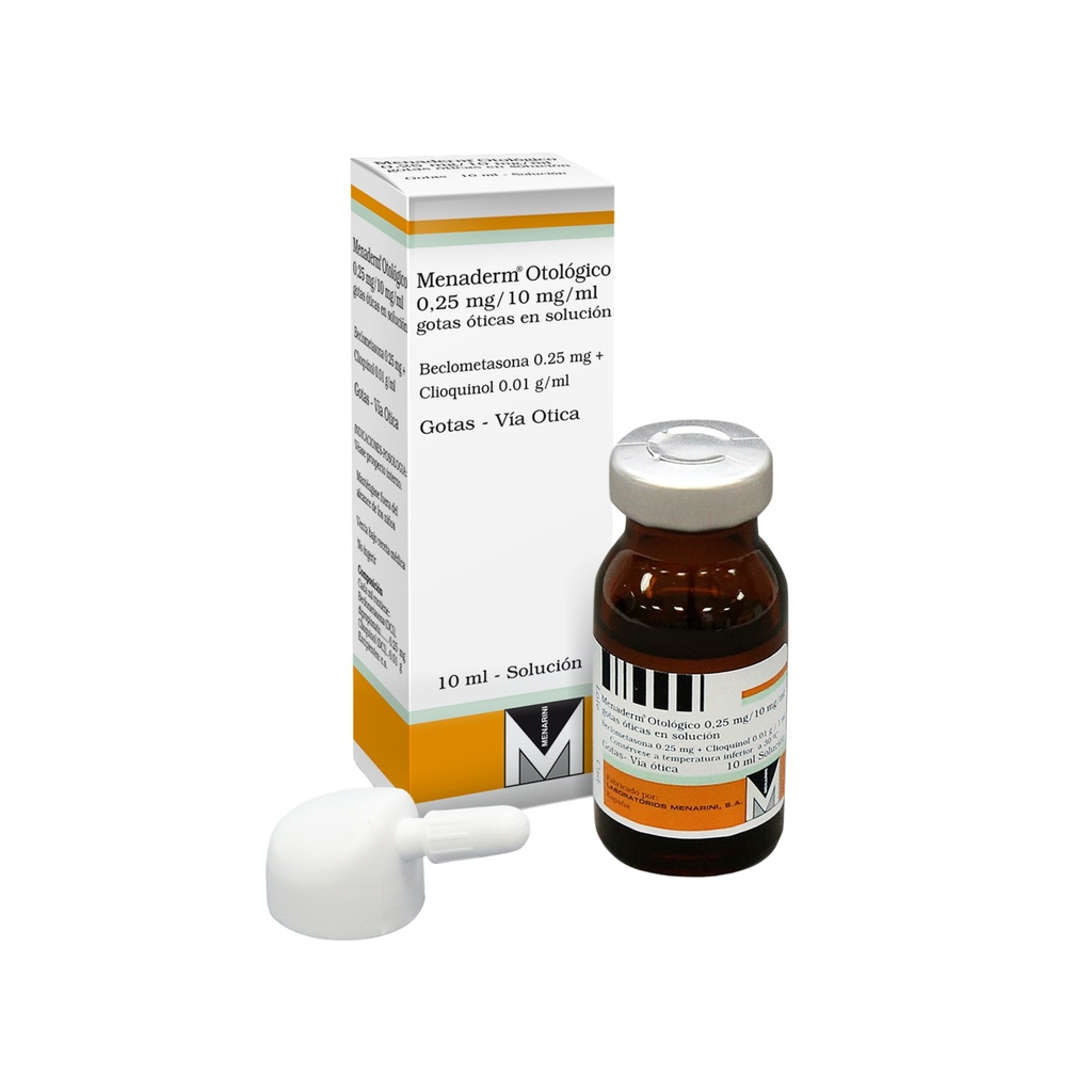 Menaderm Otologico Gotas 10 Ml Laboratorios Menarini