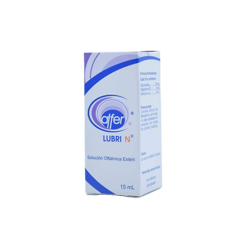 Alfer LUBRI N Solucion Oftalmica 15 Ml Alfer
