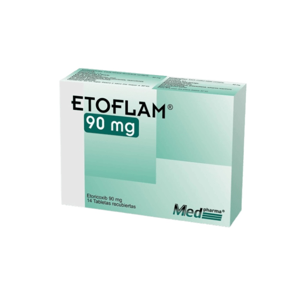ETOFLAM 90 MG CAJA X 14 TABLETAS MEDPHARMA