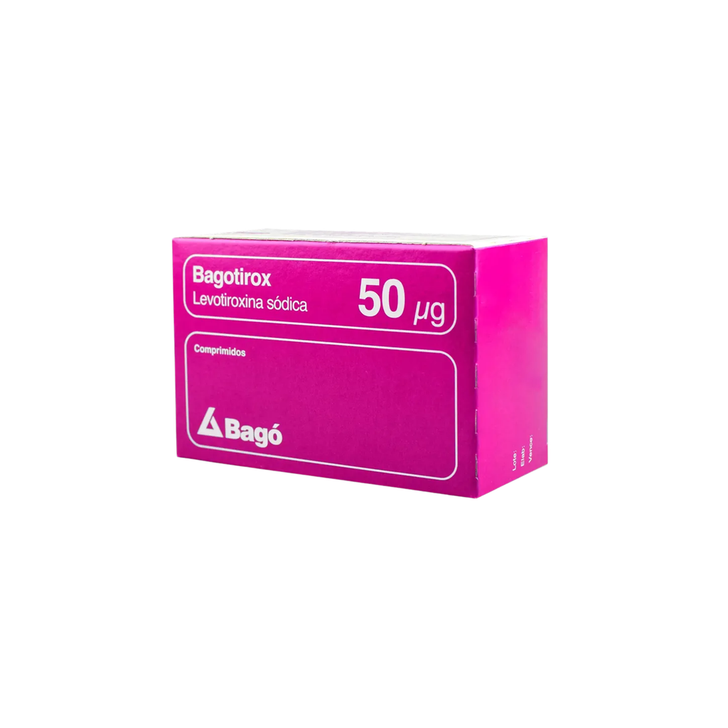 BAGOTIROX 50 MCG CAJA X 50 COMPRIMIDOS BAGO