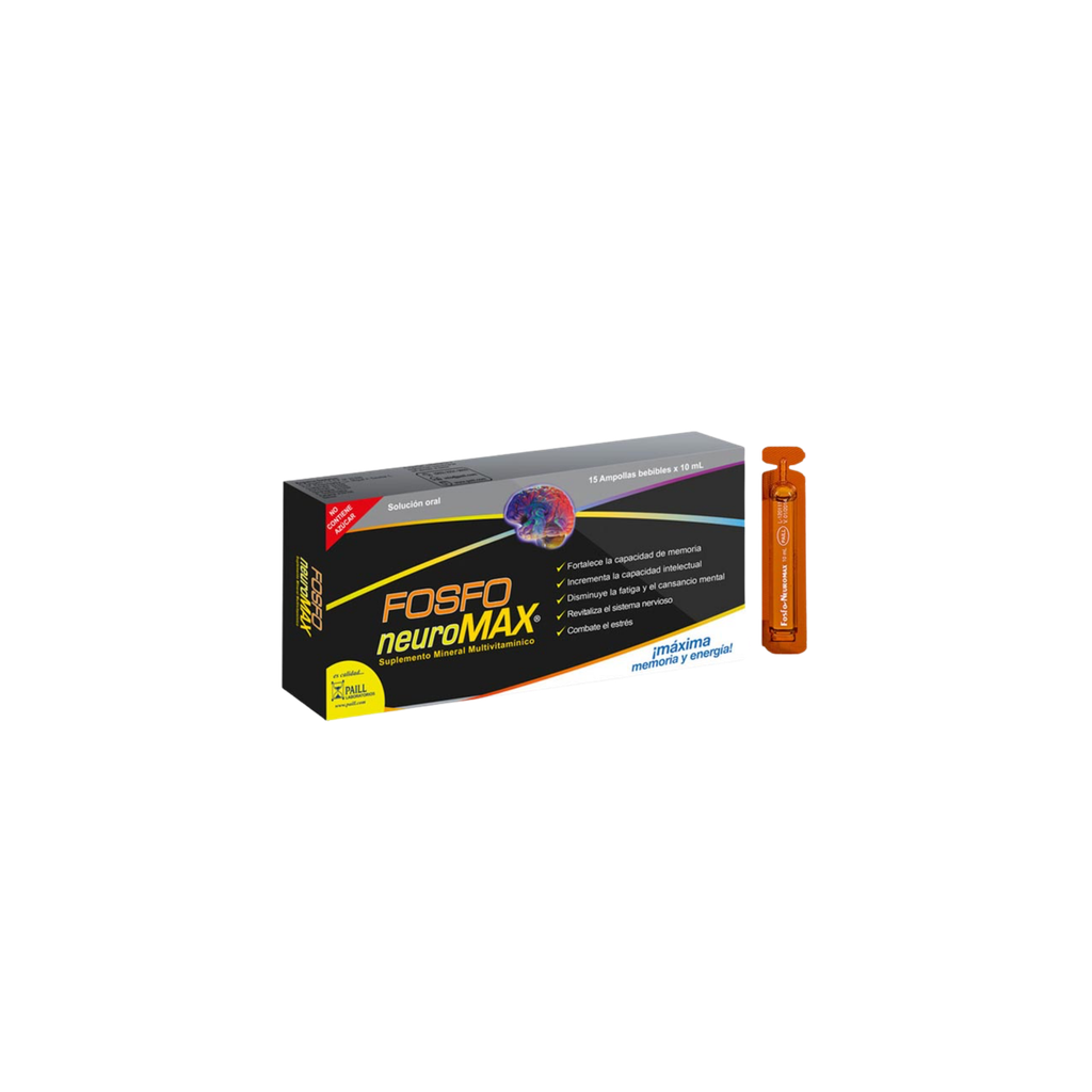 FOSFONEUROMAX CAJA X 15 AMPOLLAS BEBIBLES Paill
