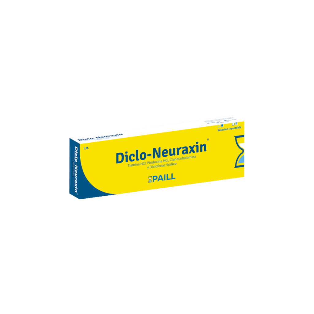 DICLO-NEURAXIN CAJA X 1 AMP DE 2ML + 1 ML. Paill