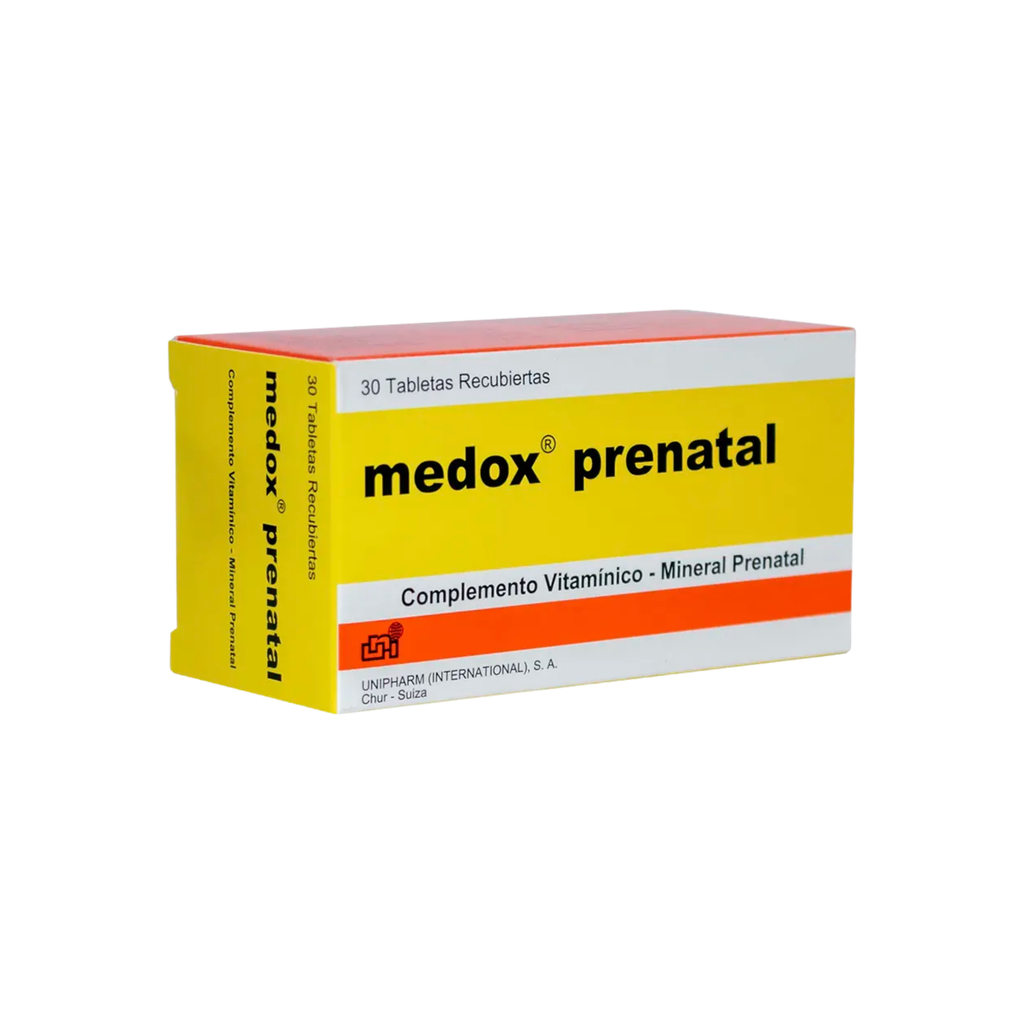 MEDOX PRENATAL CAJA X 30 GRAGEAS Unipharm