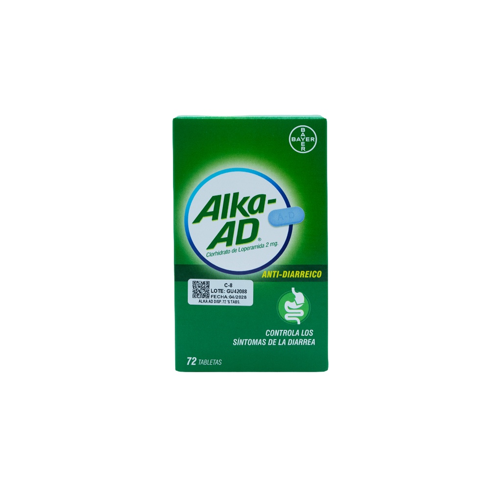 Alka Ad 2 Mg Tabletas (Dispensador 72 Tabs) BAYER OTC