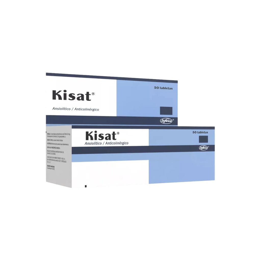KISAT BLISTER X 10 TABLETAS (DISPENSADOR DE 5 BLISTER) INDUSTRIA FARMACEUTICA, S.A.