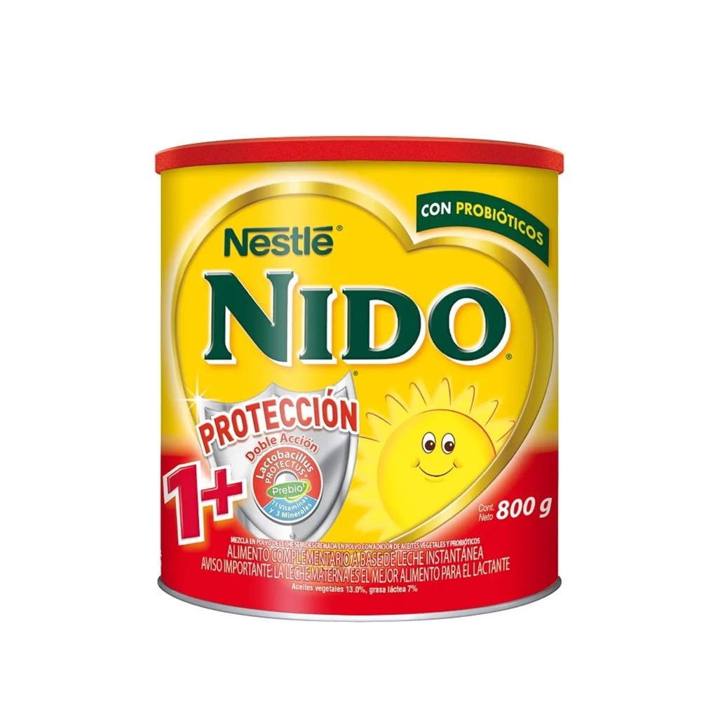 NIDO CRECIMIENTO 1+ x 800 GRS Nestle
