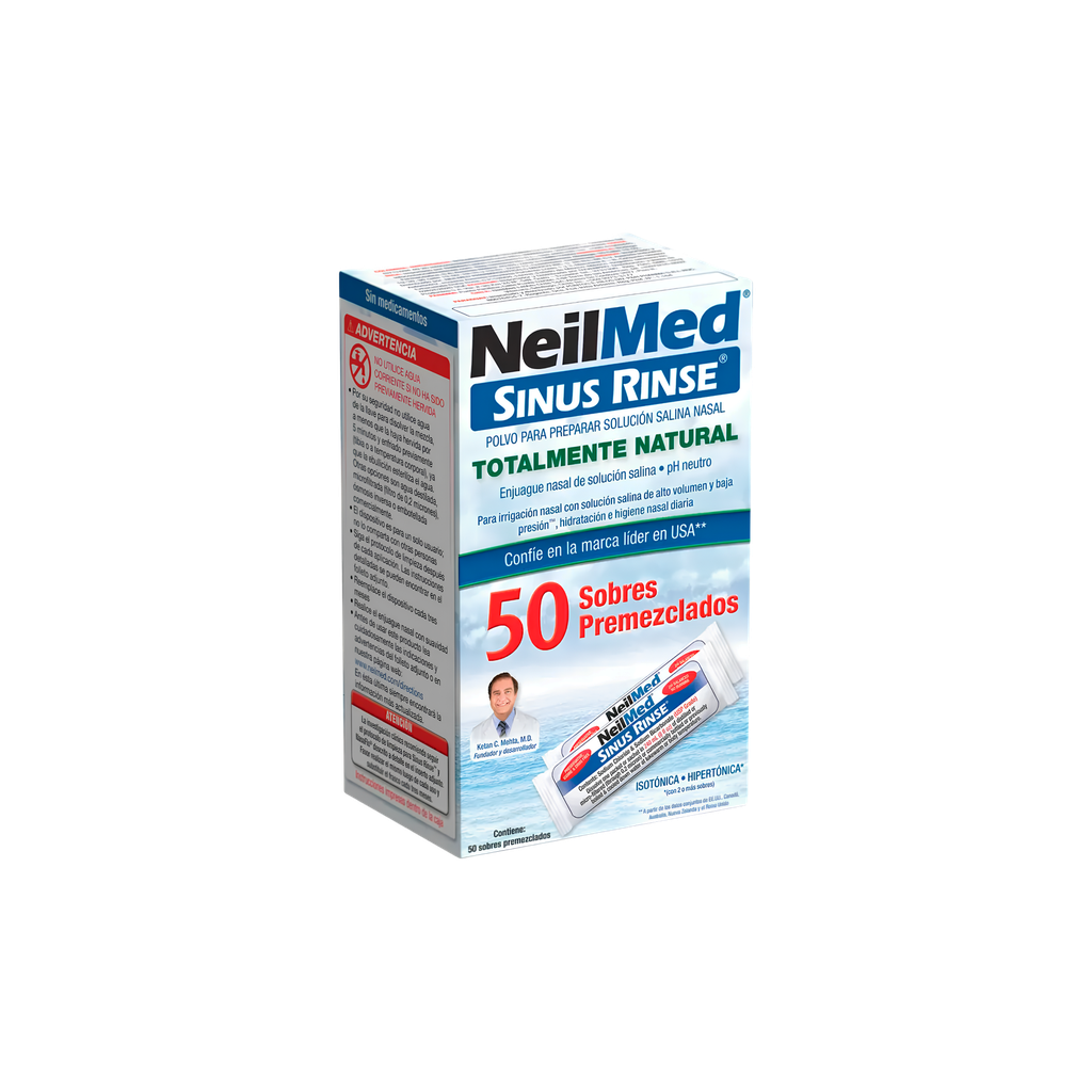SINURINSE ADULTO CAJA X 50 SOBRES NEILMED