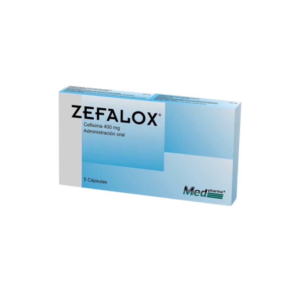 ZEFALOX 400 MG CAJA X5 CAPSULAS MEDPHARMA