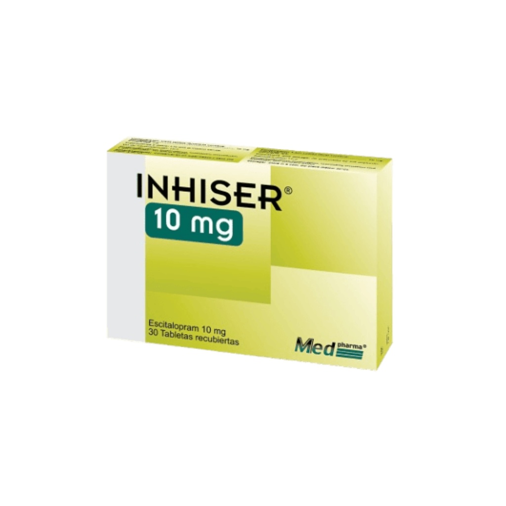 INHISER 10 MG CAJA X 30 TABLETAS MEDPHARMA