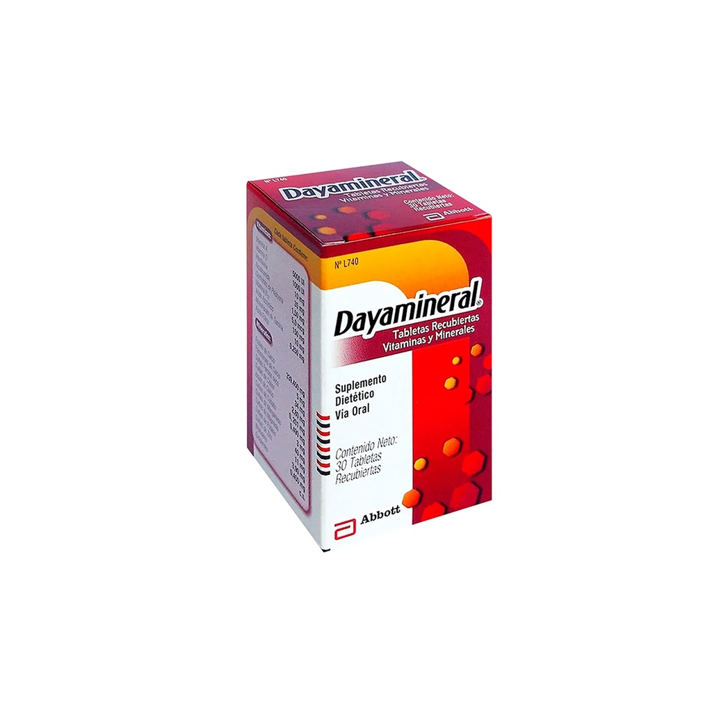 DAYAMINERAL TABLETAS RECUBIERTAS X 30 ABBOTT PHARMA