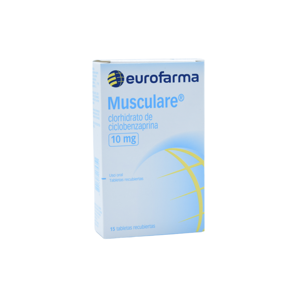 Musculare 10 Mg Caja x 15 Comprimidos Recubiertos Eurofarma