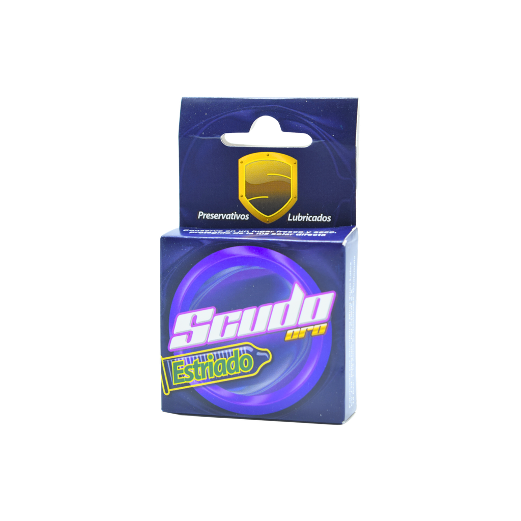 Preservativo Scudo Estriado x 3 SCUDO