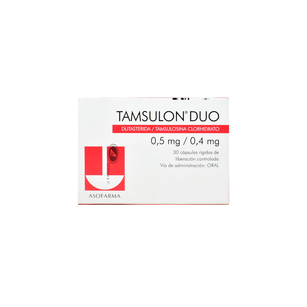 TAMSULON DUO 0.5/0.4 MG CAJA X 30 CAPSULAS ASOFARMA