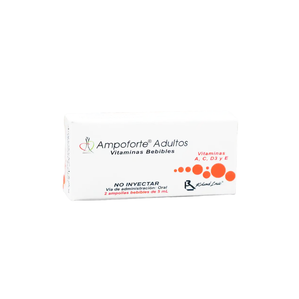 AMPOFORTE ADULTO CAJA X 2 AMP. 5 ML ROLAND LOUIS S.A.