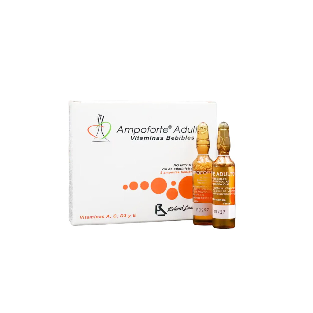 AMPOFORTE ADULTO CAJA X 5 AMP. 5 ML ROLAND LOUIS S.A.