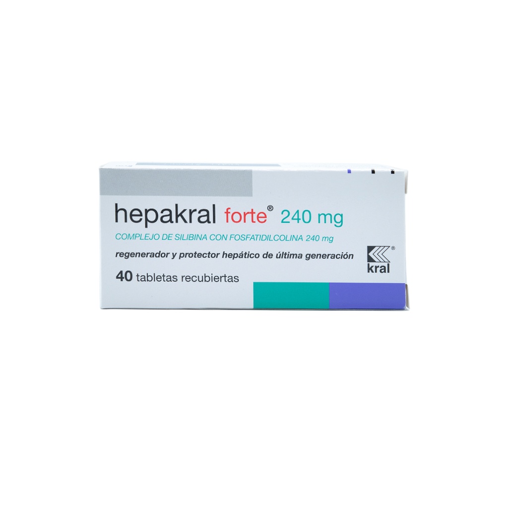 HEPAKRAL FORTE 240MG X 40 TABLETAS Donovan Werke