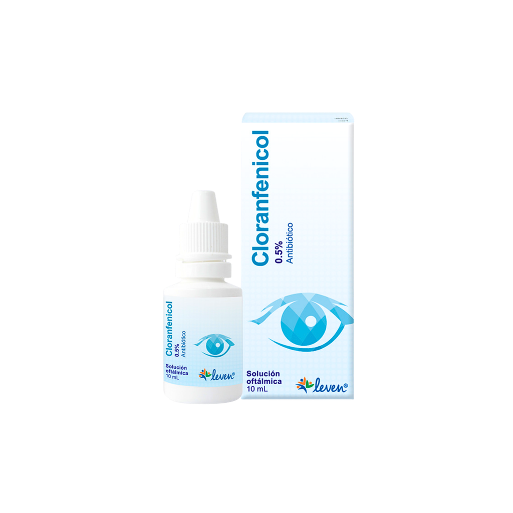 CLORANFENICOL 0.5% SOLUCION OFTALMICA FRASCO 10 ML LEVEN