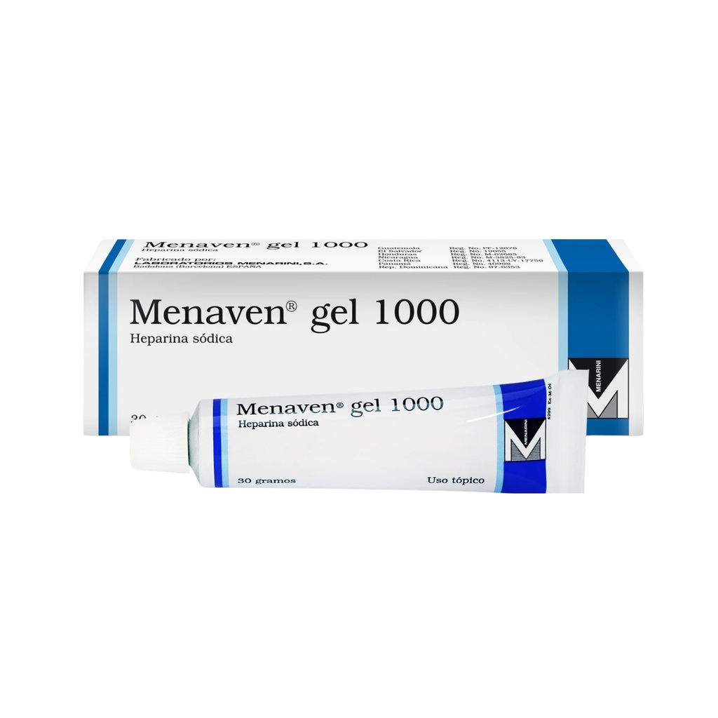 MENAVEN GEL 1000 X 30 GRAMOS TUBO Laboratorios Menarini