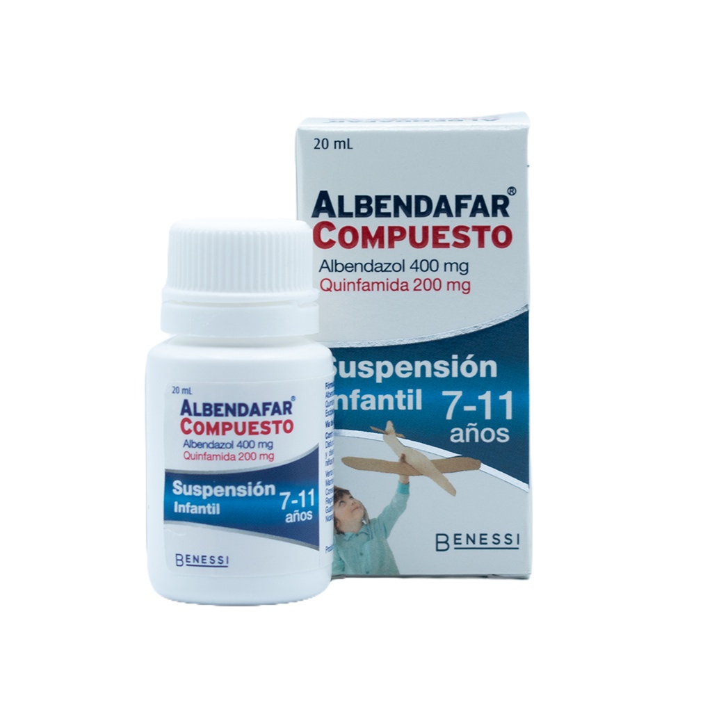 ALBENDAFAR COMPUESTO (7-11 AÑOS) X 20 ML SUSPENSION INFANTIL FARSIMAN