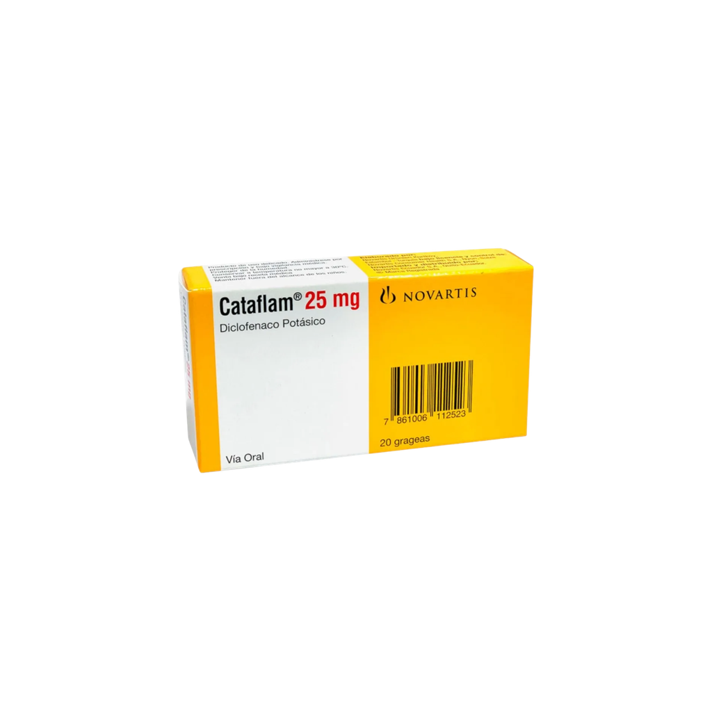 CATAFLAM 25 MG X 20 GRAGEAS Novartis