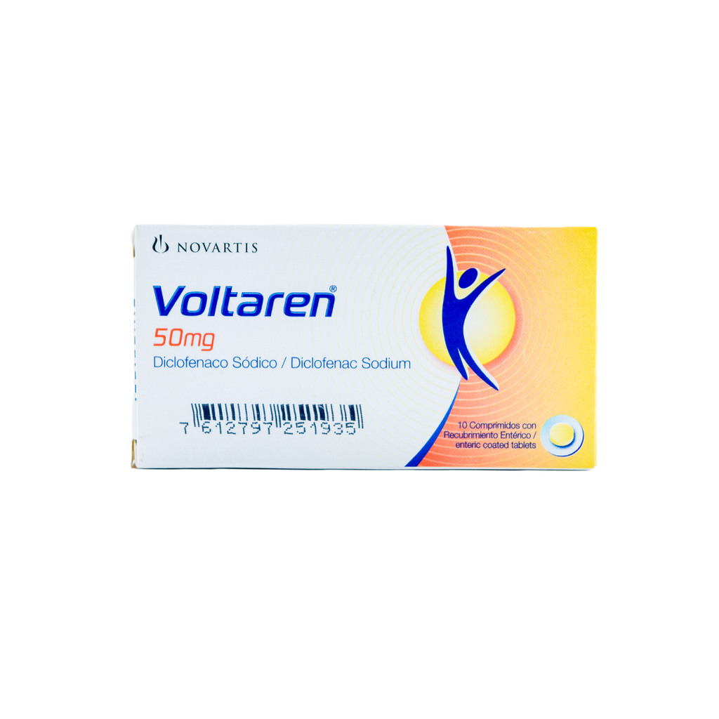 VOLTAREN 50 MG X 10 GRAGEAS Novartis