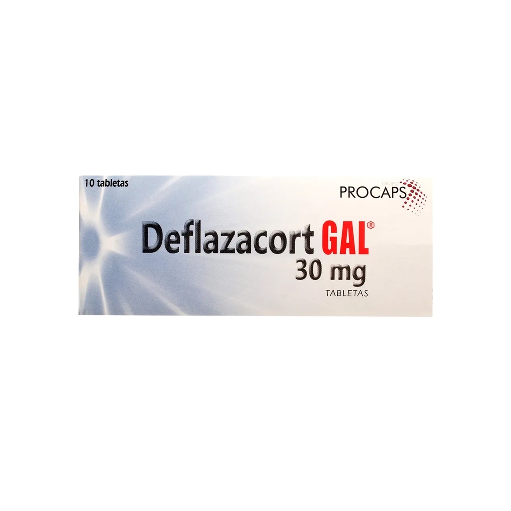 DEFLAZACORT GAL 30MG TABS CAJA X 10 Laboratorios Lopez