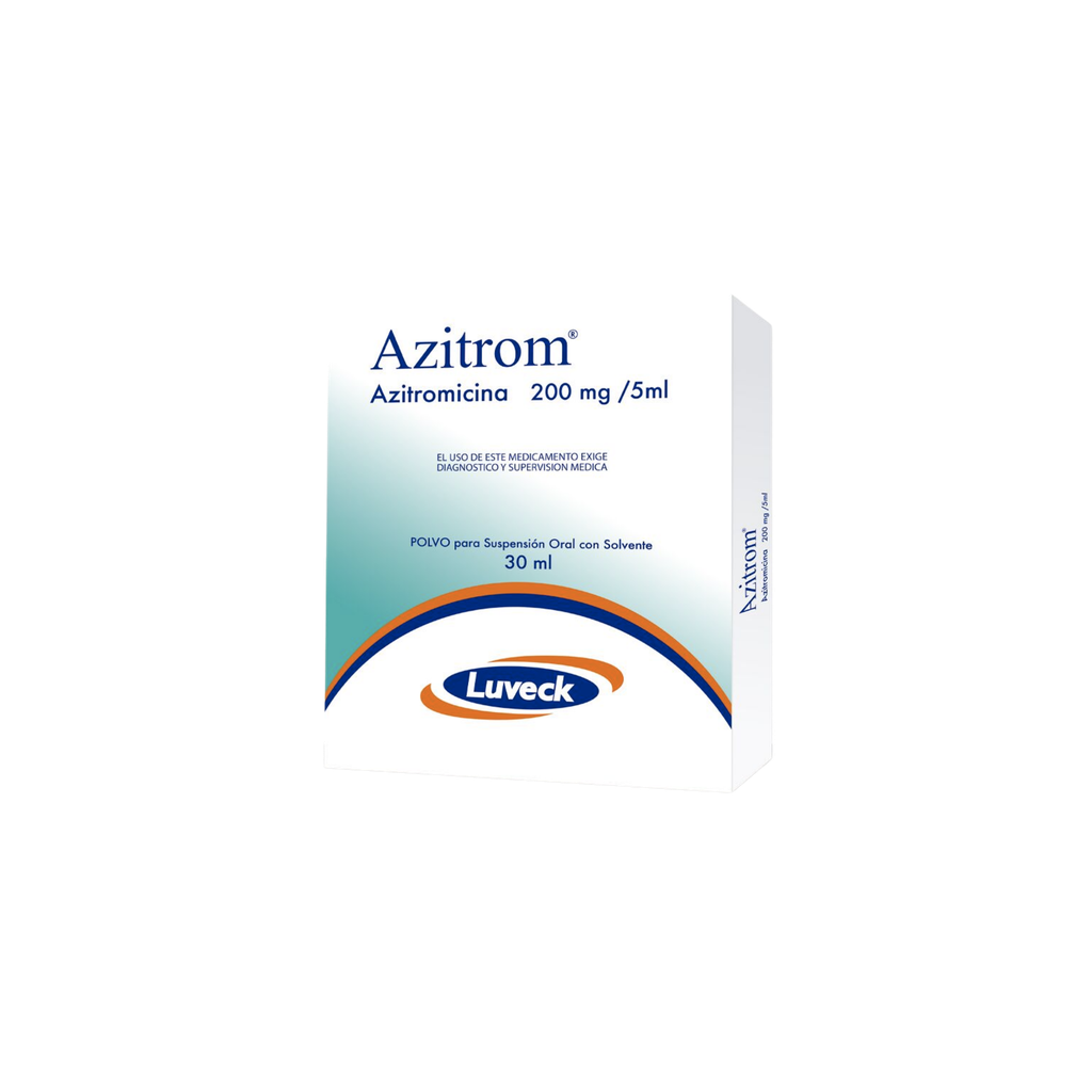 AZITROM 200 MG SUSPENSIÓN 30 ML (AZITROMICINA) CHILE 