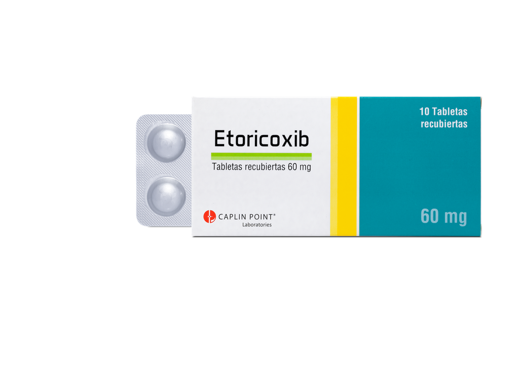 ETORICOXIB 60MG TABLETAS x 10s Caplin Point Laboratories