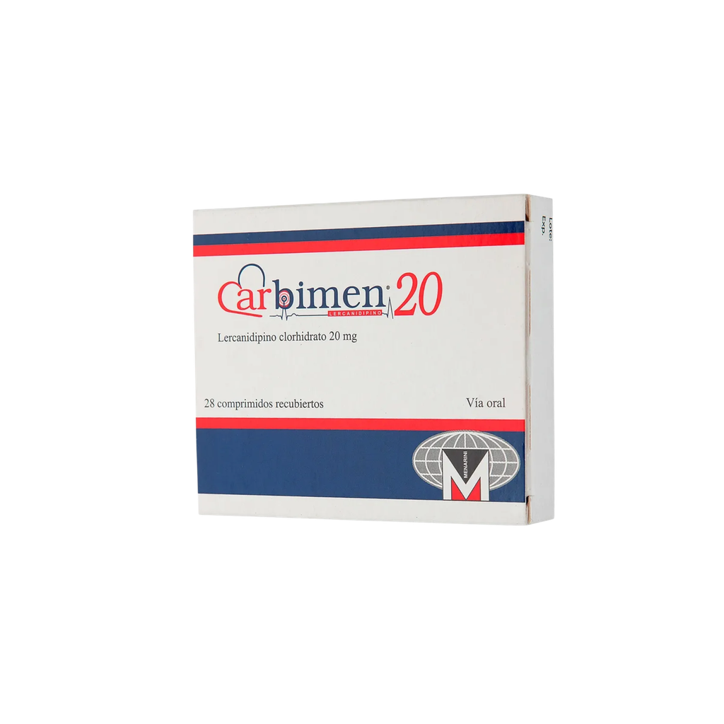 CARBIMEN 20MG CAJA X 14 COMPRIMIDO (LERCANIDIPINO) Laboratorios Menarini