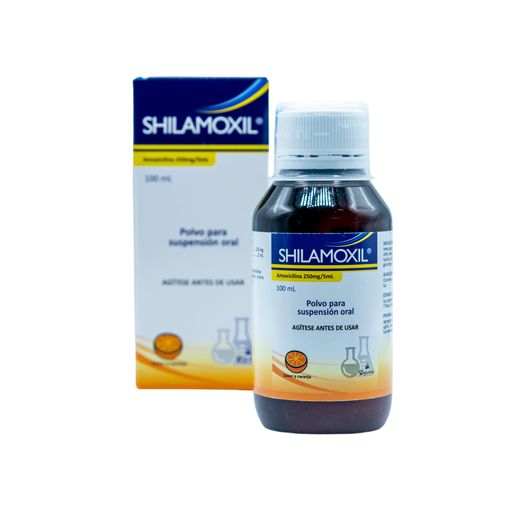 SHILAMOXIL JARABE SUSPENSION 100 ML (AMOXICILINA 250 MG/5ML) ALIFARMAT