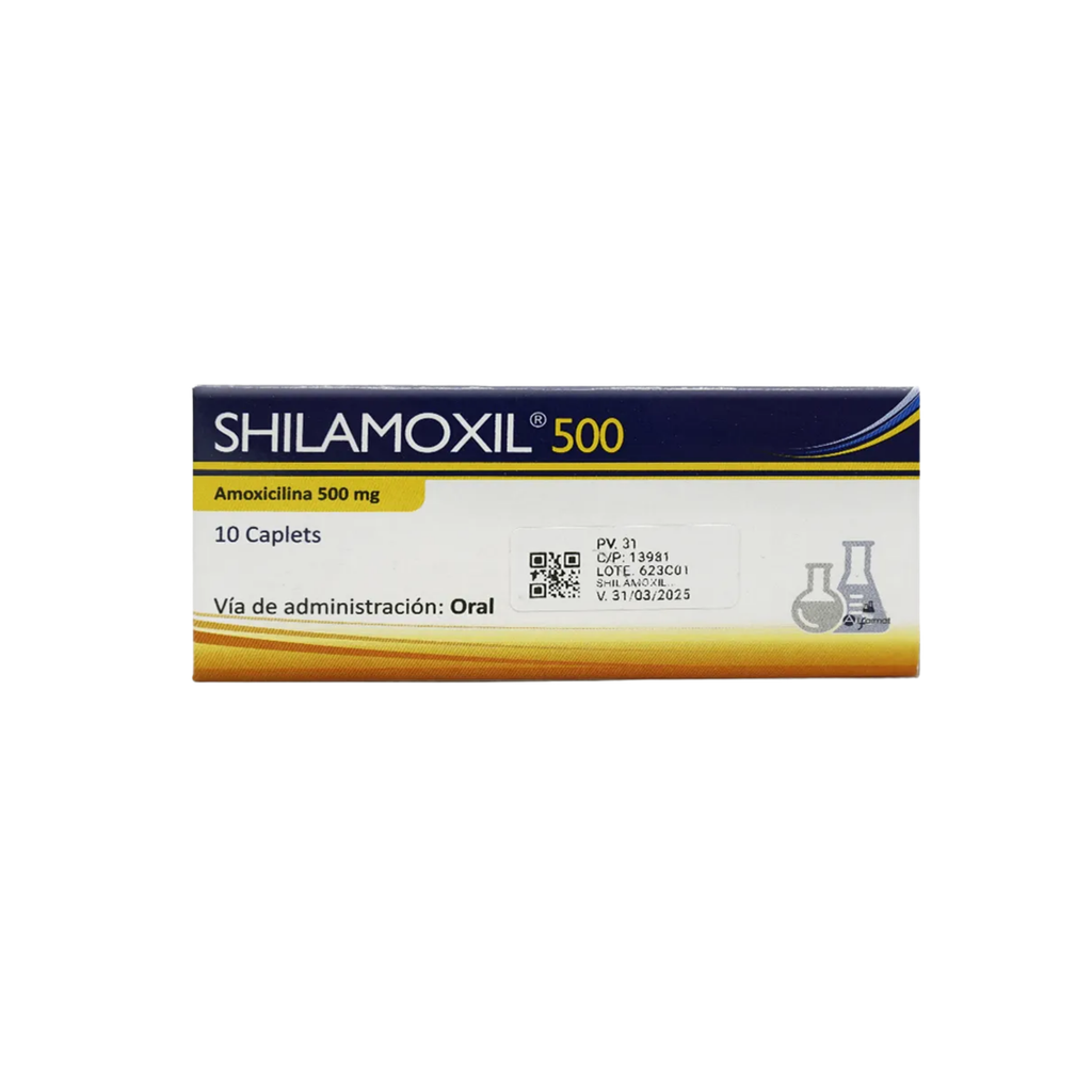 SHILAMOXIL x 1 CAPS (CAJA X 10 Caps) (AMOXICILINA 500 MG) ALIFARMAT