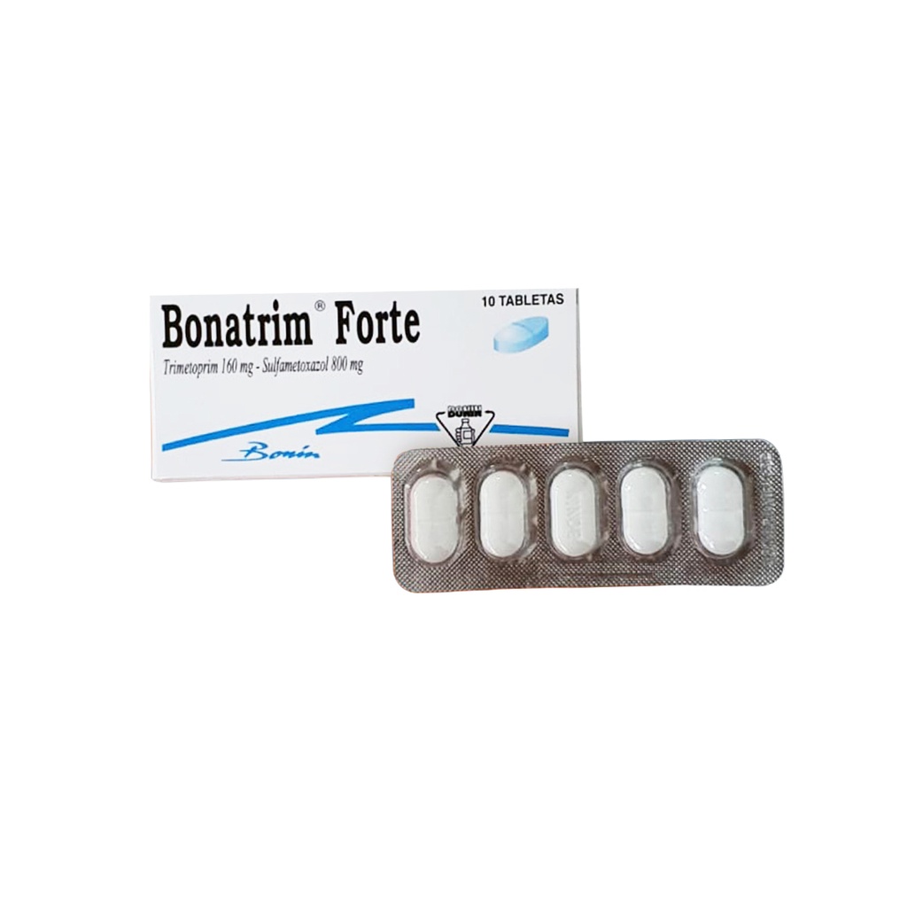 BONATRIM FORTE CAJA X 10 TAB (TRIMETOPRIM SULFAMETOXAZOL) Laboratorios Bonin