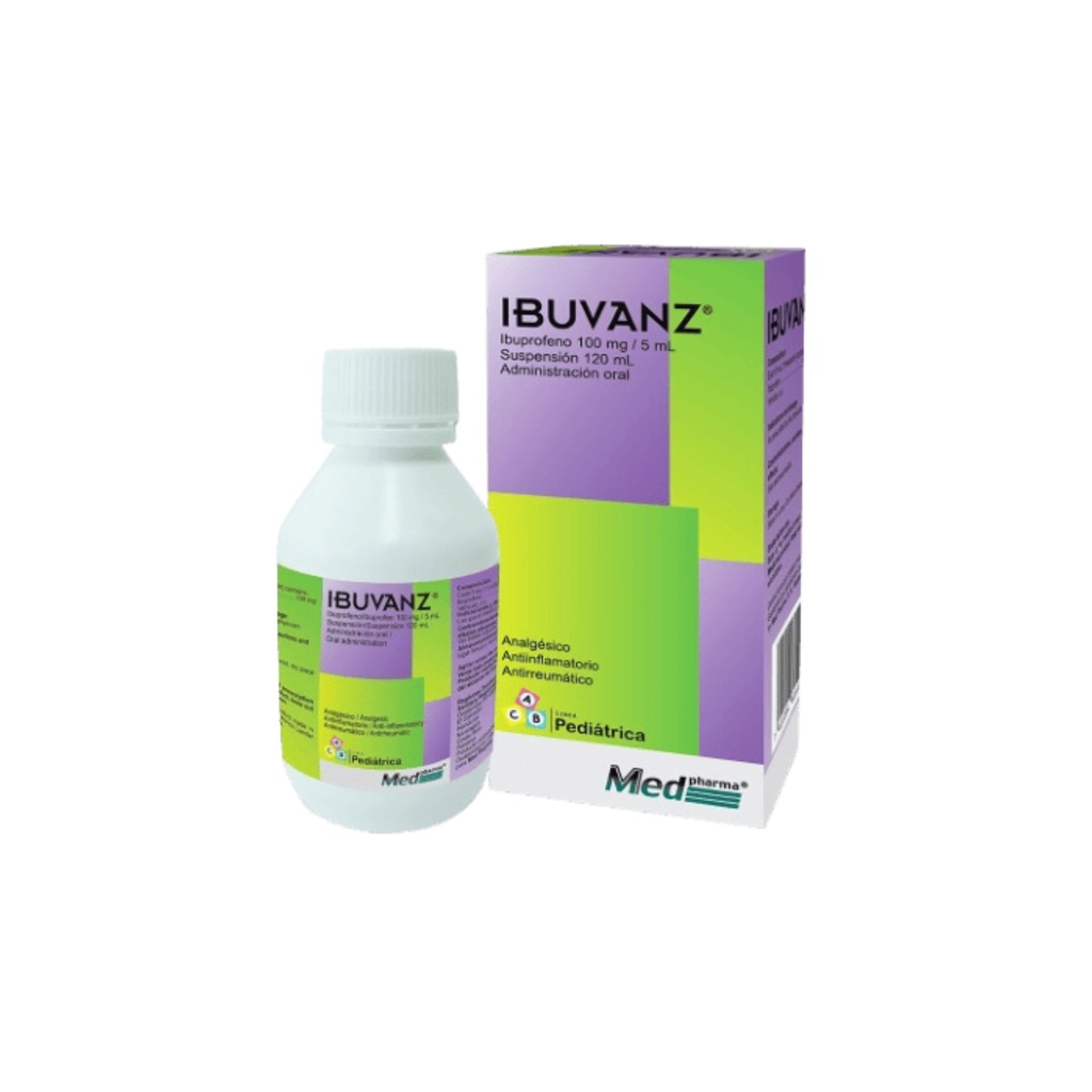 IBUVANZ 10MG/5ML FRASCO * 120 ML(IBUPROFENO) LEVEN