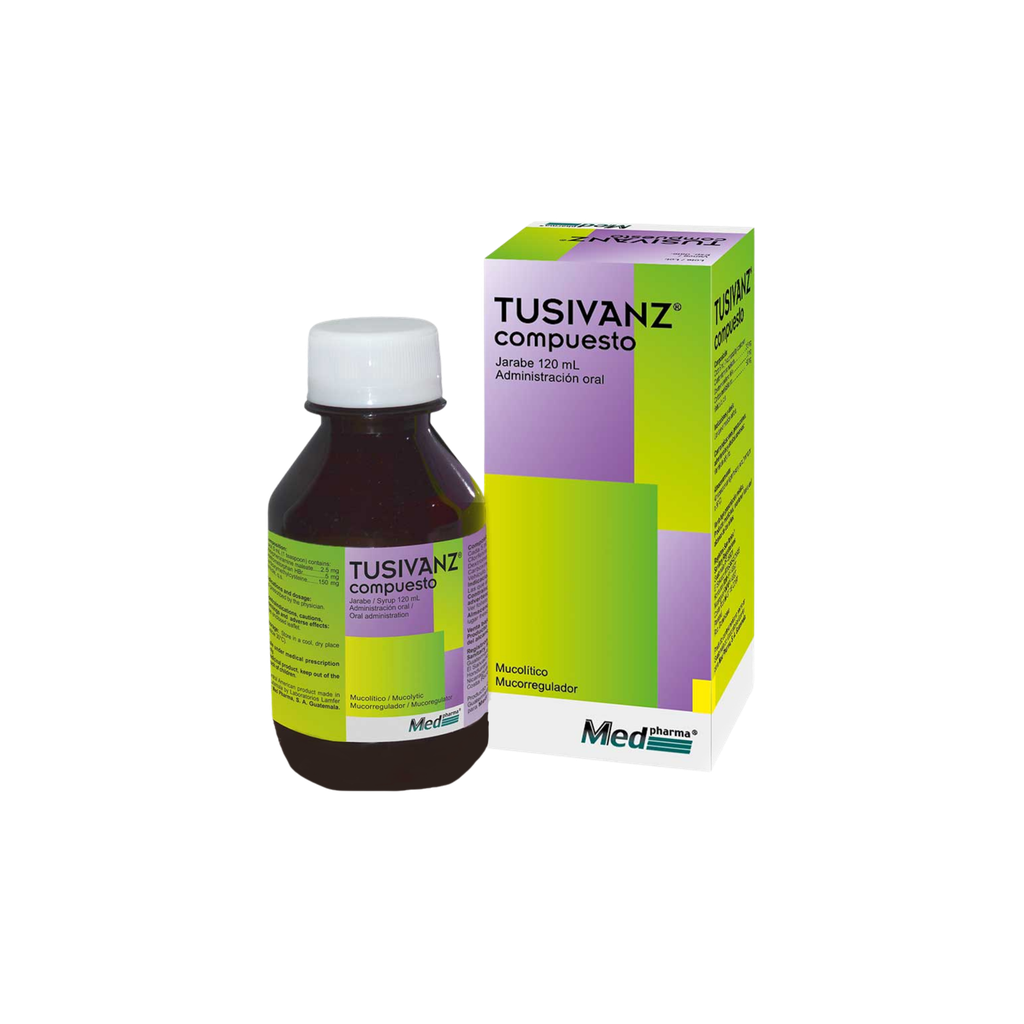TUSIVANZ 250ML/5ML JARABE * 120 ML (CARBOCISTEINA) MEDPHARMA