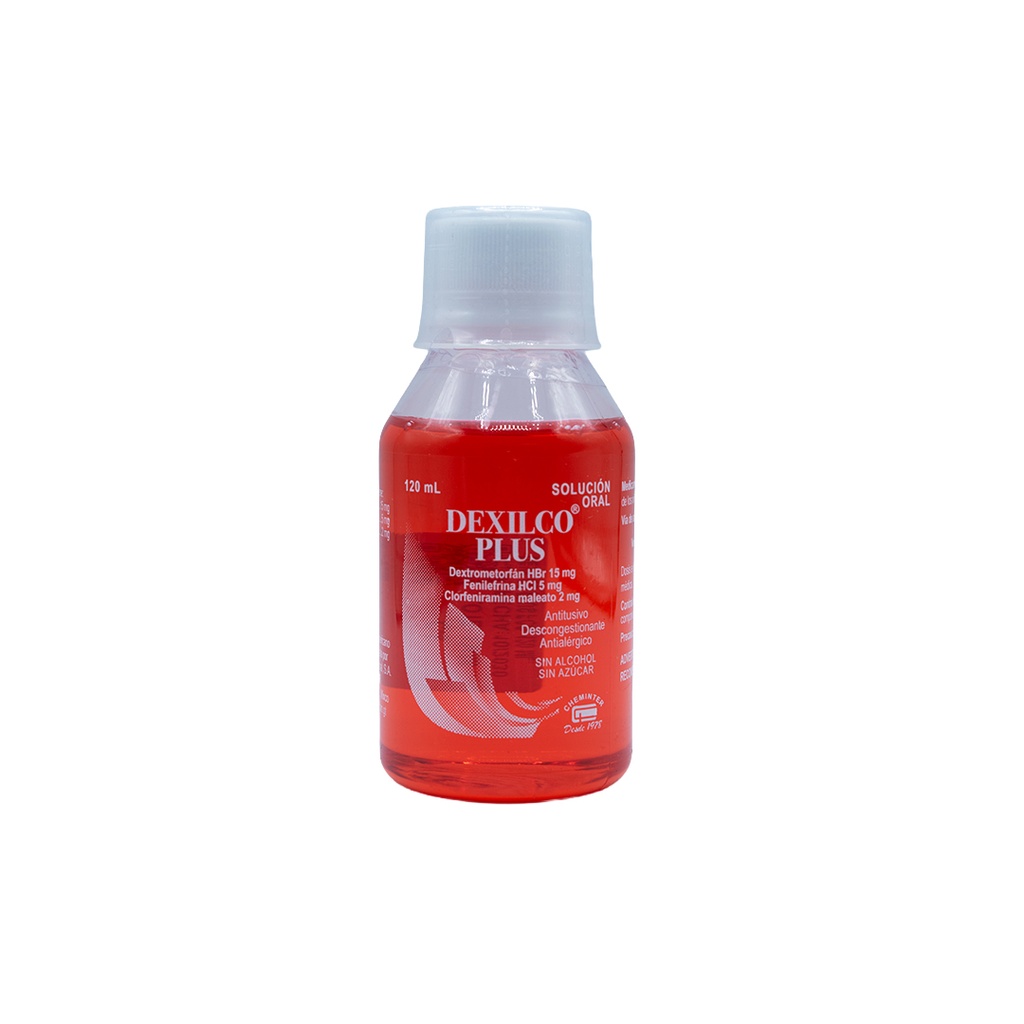 DEXILCO PLUS 120 ML SOLUCION ORAL (CLORFENIRAMINADEXTROMETORFANO) Chemilco Internacional, S.A. Chenminter