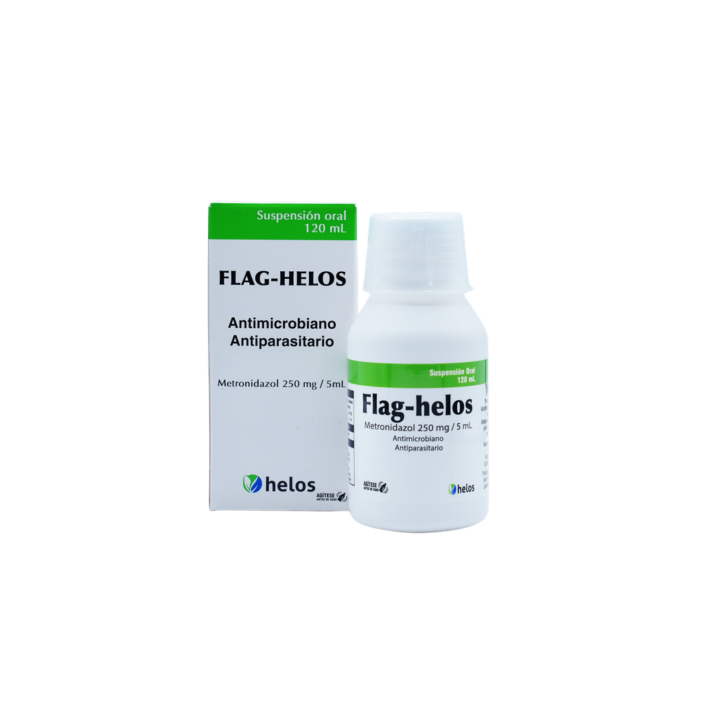 FLAG-HELOS 250 MG X 120 ML SUSPENSION (METRONIDAZOL) Farkot
