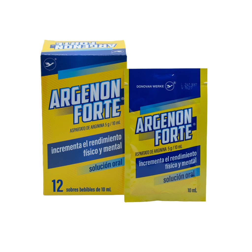 ARGENON FORTE 5G/10ML X 12 SOBRES BEBIBLES Donovan Werke