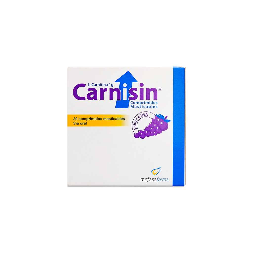 CARNISIN COMPRIMIDOS MASTICABLES 1G X 20 MEFASA